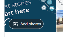 Add photos button