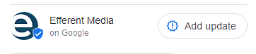 Add Update button