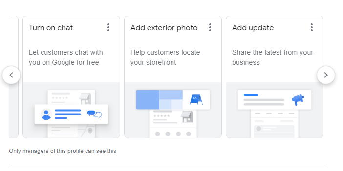 Business Profile Carousel