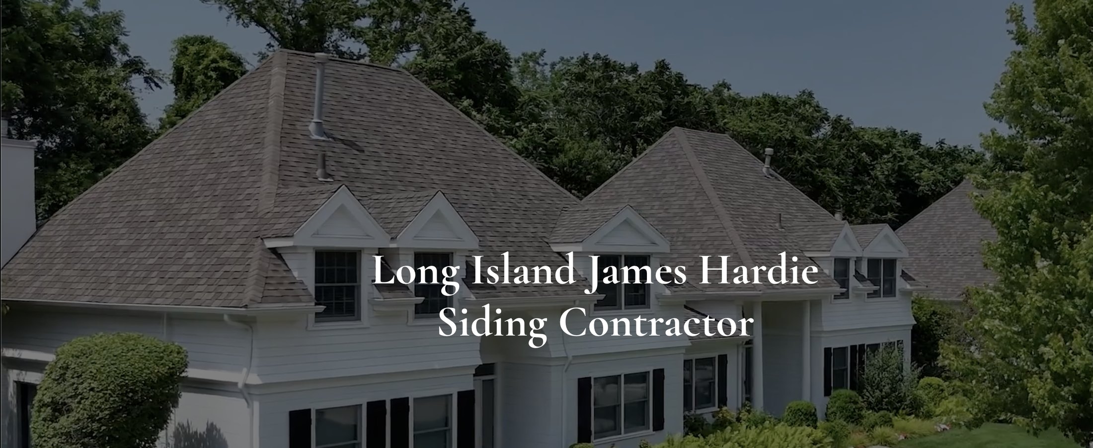 A James Hardie sided home on Long Island installed by Good Guys Contracting