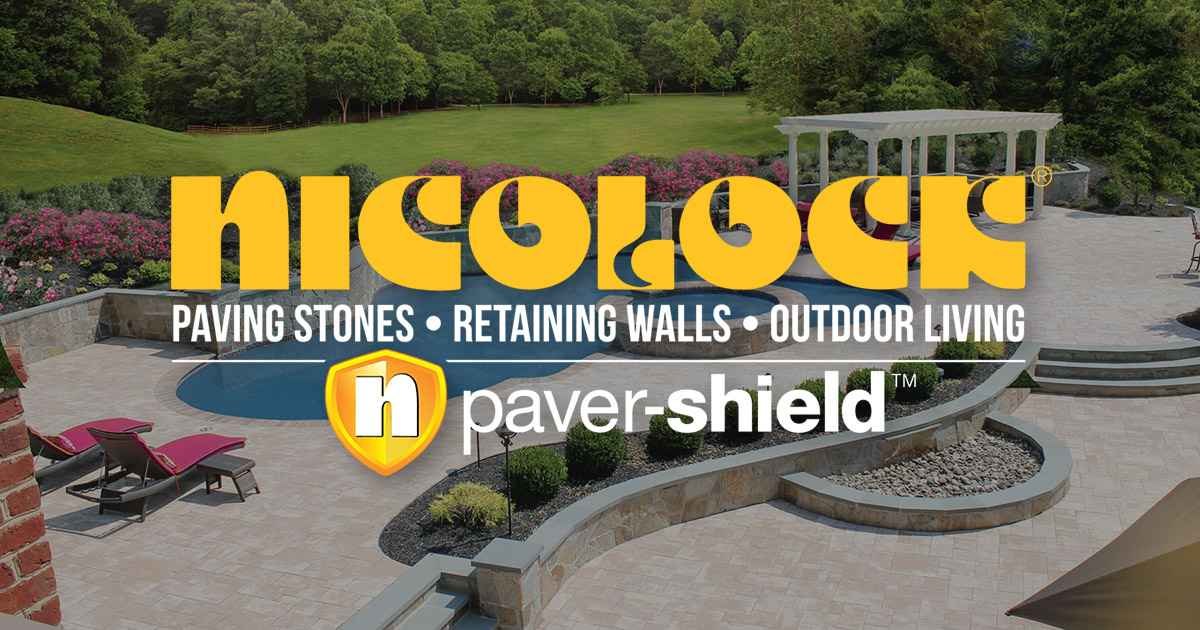 A Nicolock paver patio and pool surround