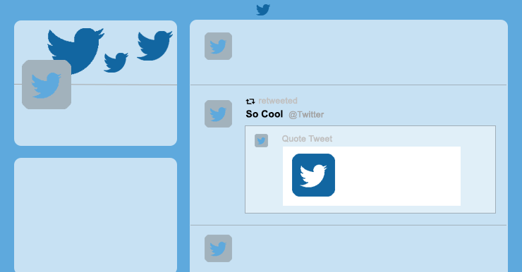 Twitter ad template