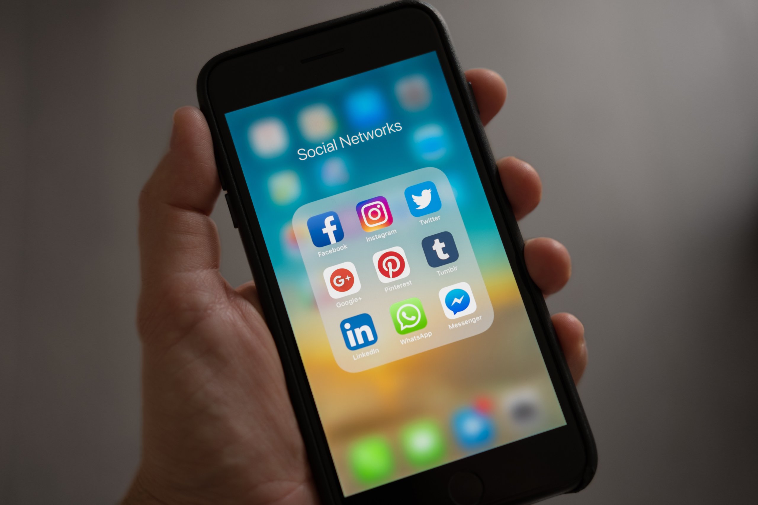 social sites on phone